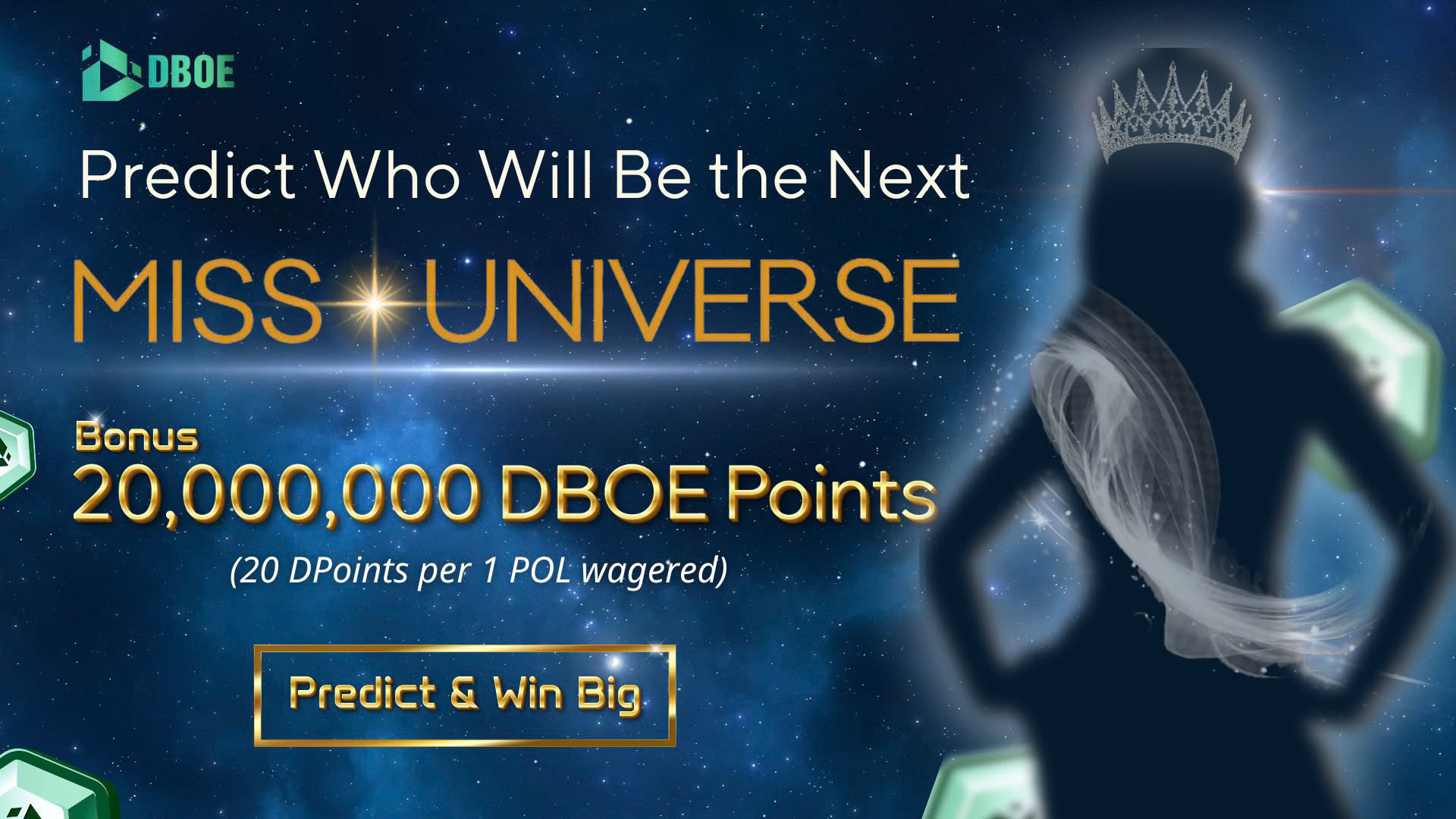 DBOE Launches Beauty Prediction for the 73rd Miss Universe 2024 – Wage to Win & Earn Total 20,000,000 DBOE Points Bonus